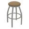 Holland Bar Stool Co 30" Swivel Bar Stool, Nickel Finish, Canter Sand Seat X802 - alternate 1